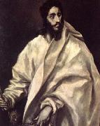GRECO, El Apostle St Bartholomew painting